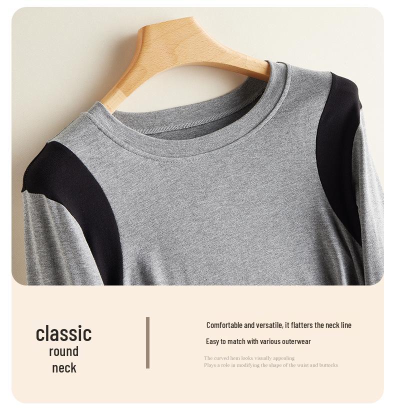 Maternity Modal Long Sleeve Base Layer Top