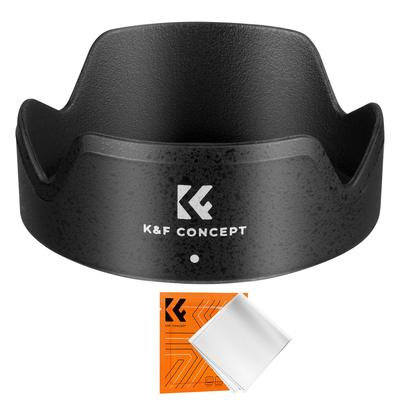 Concept EW60F Compatible Lens Hood for Canon EF and III Provides Protection from Direct Improves Image and Is Camera Compatible with EF K&F