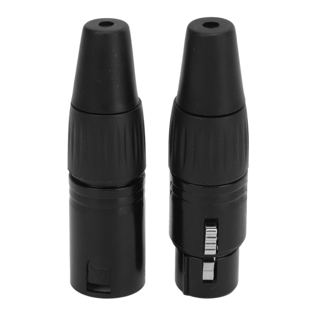 5 Pair XLR Plug 3 Pin Male Female XLR Microphone Audio Cable Connector Gold Plated