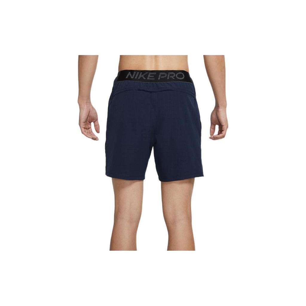 Nike Solid Color Logo Print Training Shorts Men Bottoms Blue CU4992-452