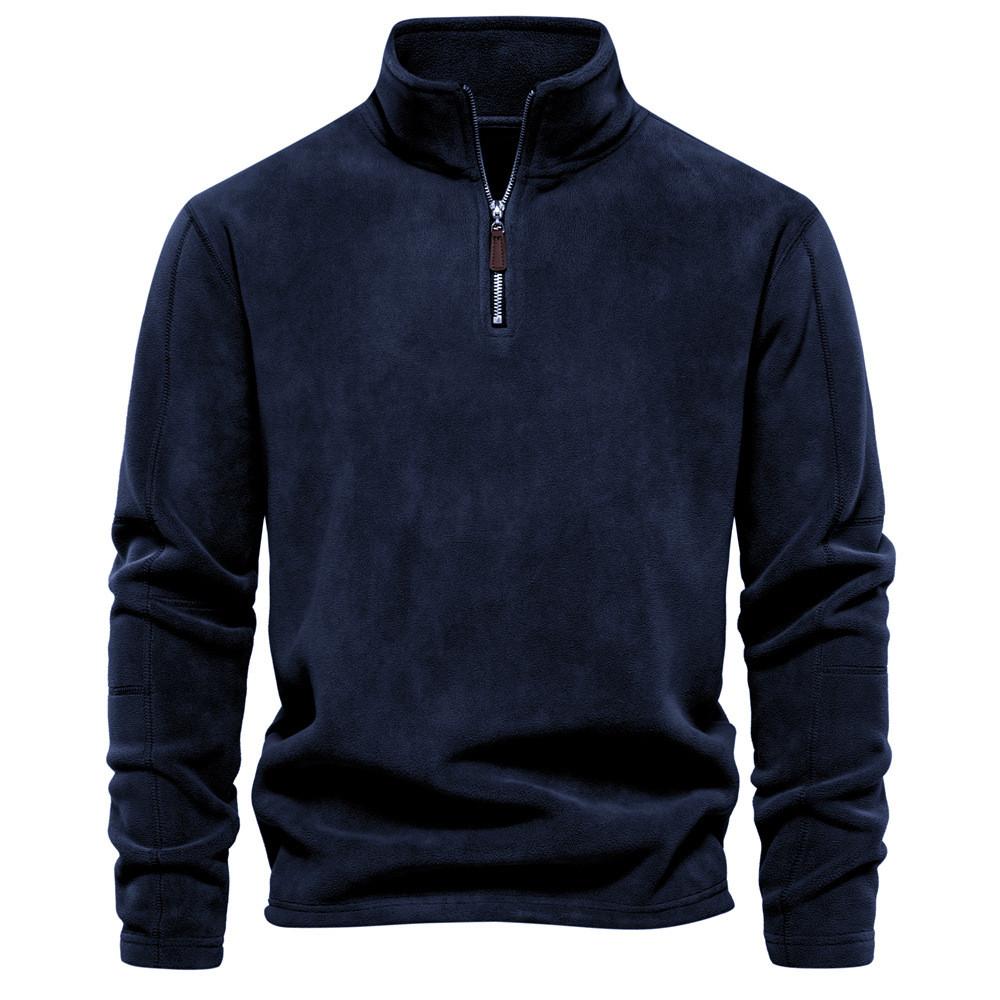 Herren Herbst Winter Sweatshirt Mit Stehkragen Und Reißverschluss Für Lässige Streetwear Jugend