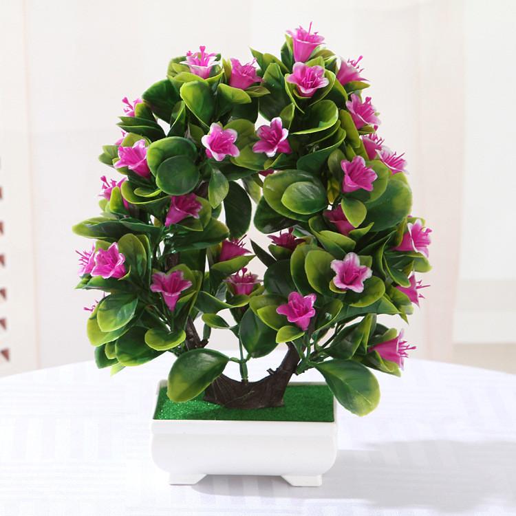 Artificial Lily Plant Indoor Decor With Plastic Material For Home Garden Display