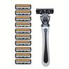 Durable 3-Layer Stainless Steel Safety Razor Blade for Easy Manual Hair Removal