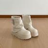 Fashion Fashion Belt Buckle Woman Ankle Boots Fashion Platform Thick Bottom Shoes Modern Short Botas Para Mujer 2025 New