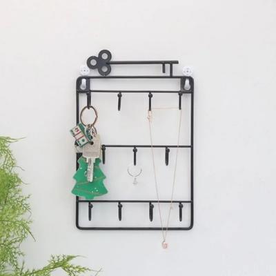 Iron 11 Key Hooks Wall Mounted Multifunctional Hooks  For Entryway Kitchen Office Decor