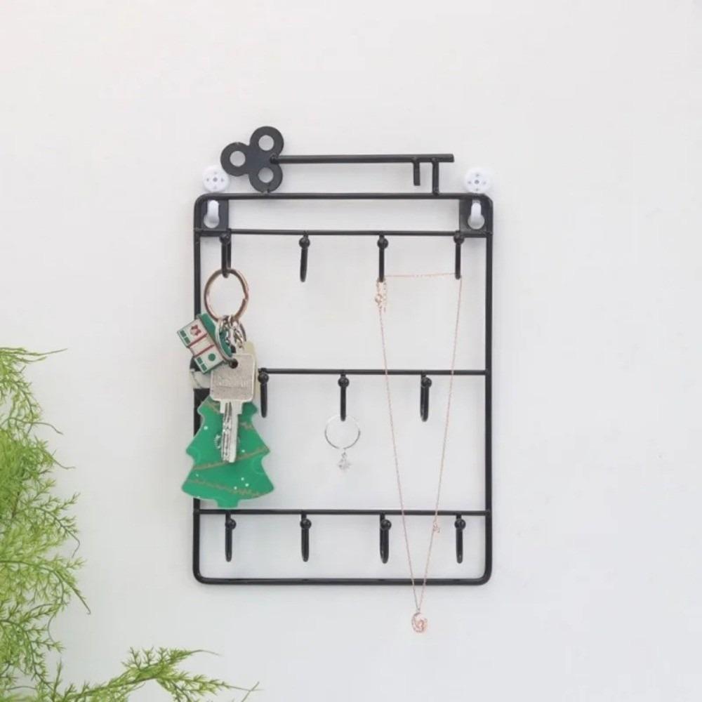 Iron Jacket Hat Storage Rack Modern Style Storage Hook  For Entryway Kitchen Office Decor