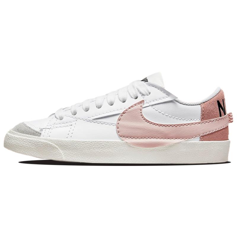 Nike Blazer Low 77 Jumbo White Pink Oxford Women's Sneakers Skateboard Shoes DQ1470-102