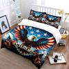 American Eagle Patriotic Bedding Set Bedding Set (1 Duvet Cover, 2 Pillowcases, Duvet Not Included)