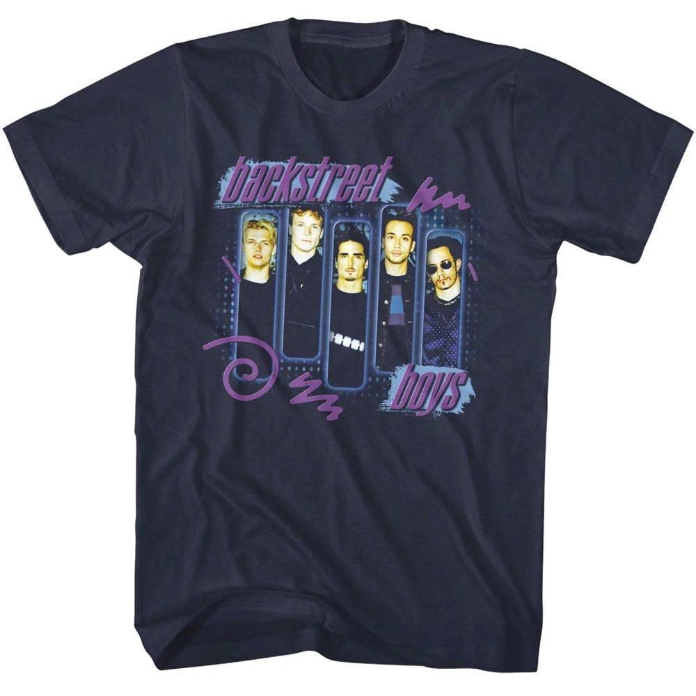 Backstreet Boys Black & Blue Men s T Shirt XL