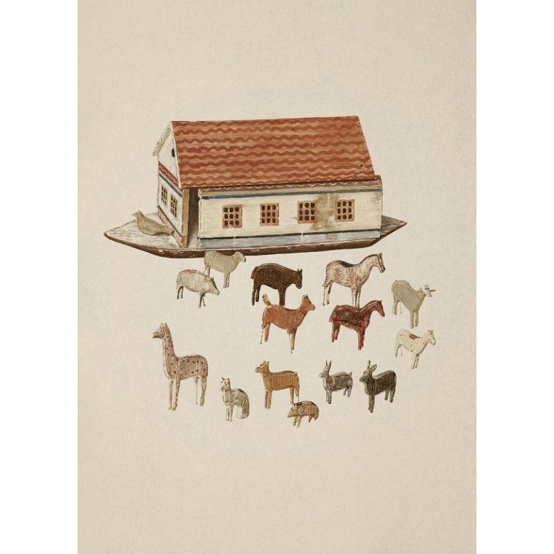 Old Vintage Style Ancient Transportation Animal Art Poster Canvas Painting Wall Prints Picture for Living Room Home Decor