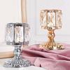 Cylinder Crystal Candle Holder Iron Candle Cup Ornaments Candlestick  Anniversary