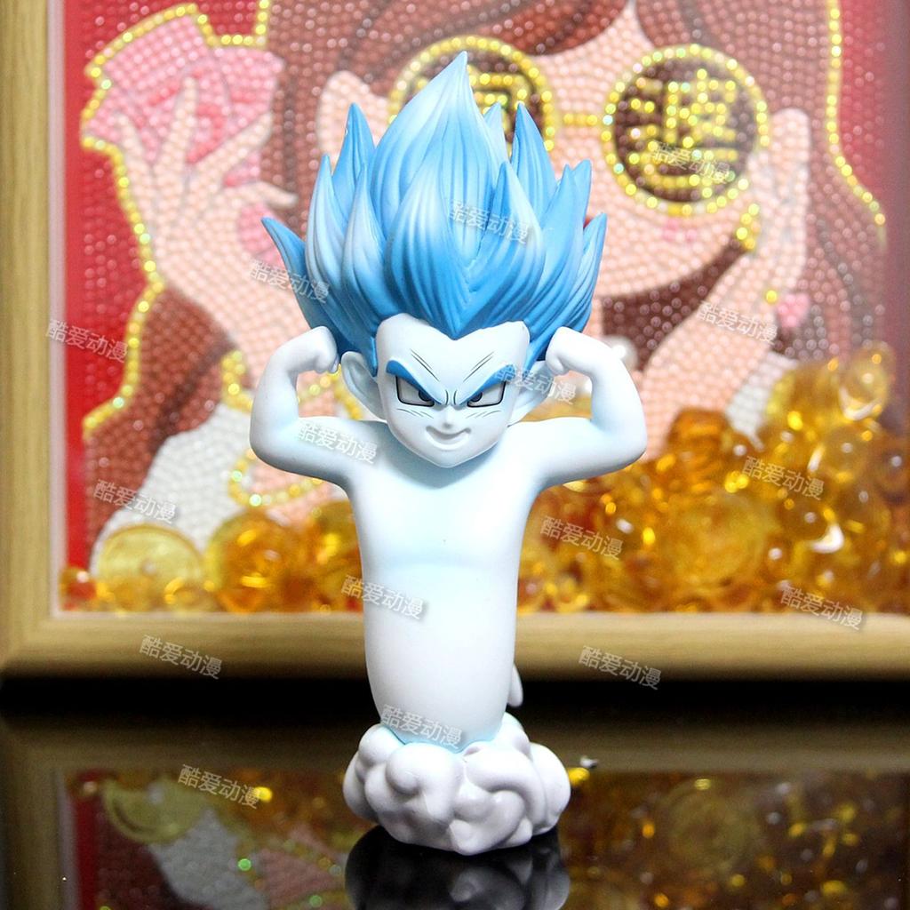 Dragon BallZ Gotenks Ghost Squad Form SSj3 Can be move PVC Battle Anime Figure 5.9Inch/15cm Favorite Form Toys Doll Gifts