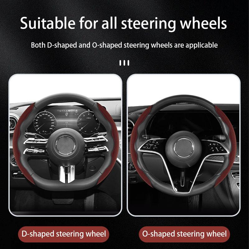 Car Steering Wheel Cover With Cat Paw Shaped Frosted Material, Anti Slip, Ultra Thin, Secure, For Tesla, Honda, Mazda, Etc