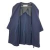 J&MDavidson Navy R183-094-WOCT Wool Cotton Long Coat coat 6 NavyUsed