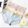 Women's Underwear Solid Color Mid Waist Slimming Women's Breathable Thin Triangle Pants
