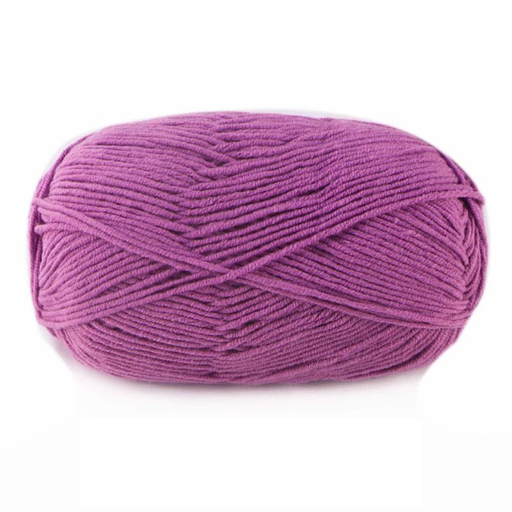Crochet Yarn Sweater Scarf Gloves Toys Bundle Crafts Gifts Threads Durable Skeins Set Arts 4-Ply for Knitters Beginners Parties