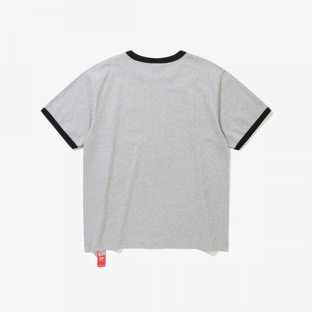 New Era Chicago Cubs World Series Ringer T shirT heaTher Grey 15147507