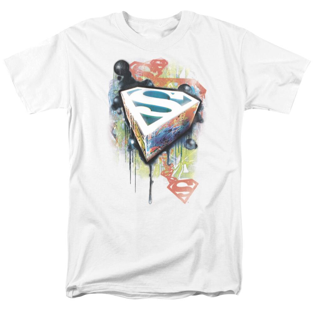 SUPERMAN URBAN SHIELDS Licensed Adult Men039;s Graphic Tee Shirt SM-5XL Unisex T-Shirt XXXL