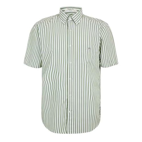 Gant Mens Striped Poplin Short-Sleeved Shirt