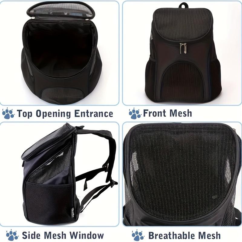Sac de Transport pour Chien en Maille Portable Sac à Dos Respirant pour Chien Pliable Grande Capacité, Sac à Dos d'Extérieur Respirant pour Chien de Grande Capacité