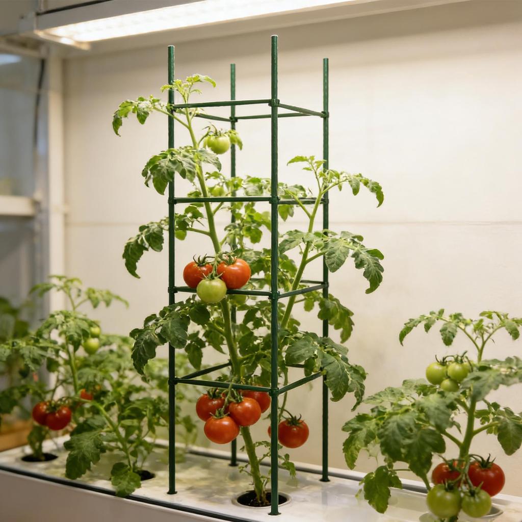 Estacas de Tomate 36 Piezas Conectores Expansibles para Trepar Soportes de Rejilla Postes Soportes para Plantas Para Jardinería Verdura