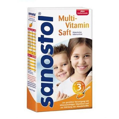 Sanostol Multi Witaminy (Bez cukru) 230 ml
