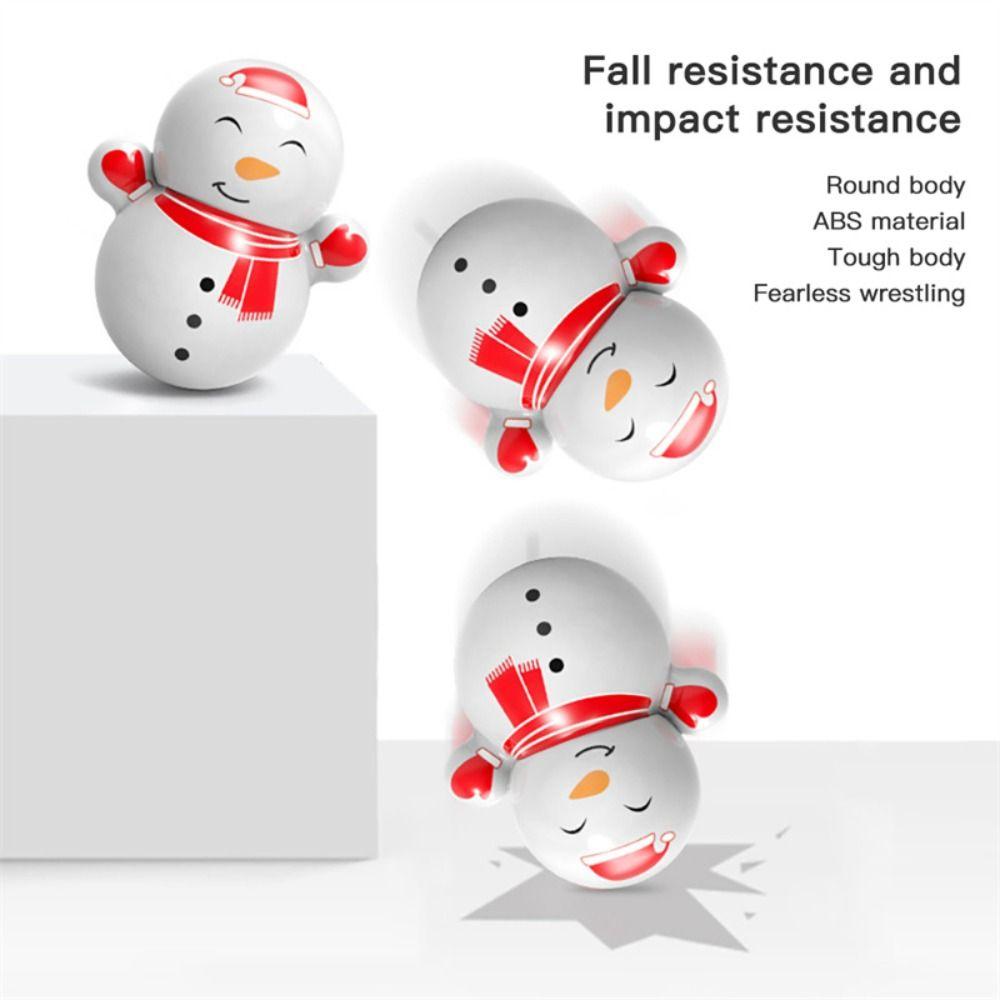 Decoration Desktop Decompression Snowman Tumbler Christmas Ornaments Penguin Tumbler Mini Tumbler