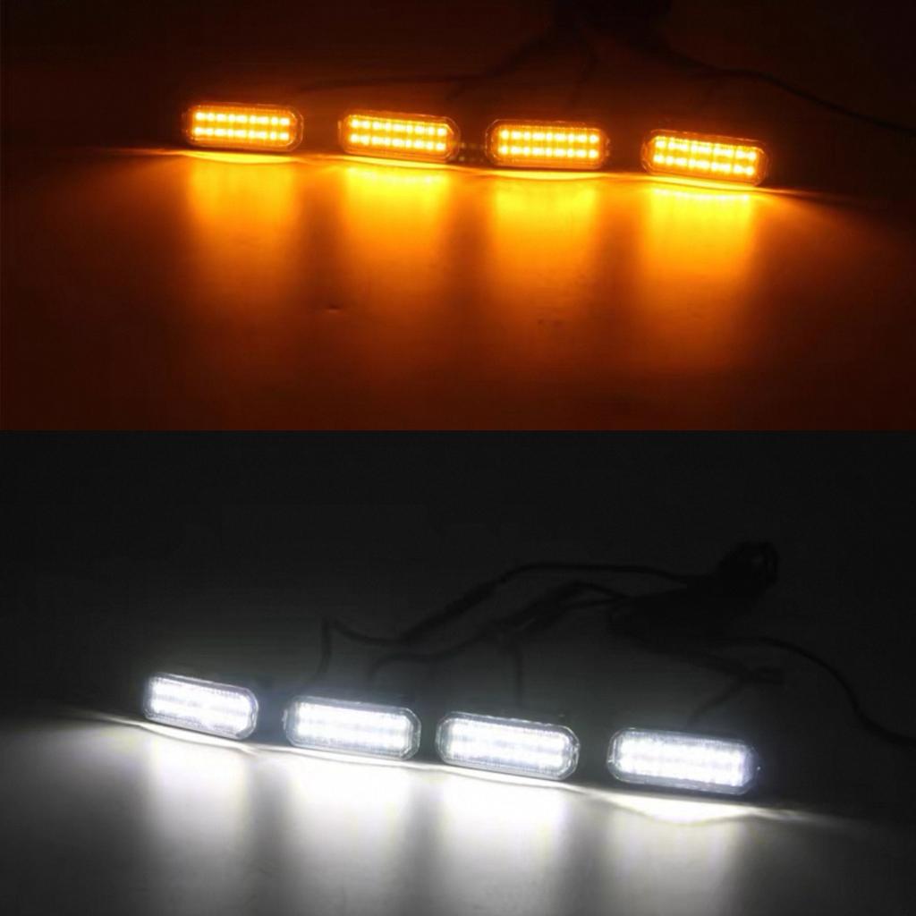 FOR HAVAL H9 LED Front Grille Light  Car Daytime Running Light Wheel Eyebrow Lamp For Pickup Offroad 12V Light for car grille