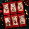 6pcs Traditional New Year Red Envelopes Cartoon Gifts Packing Bags  Wedding Birthday