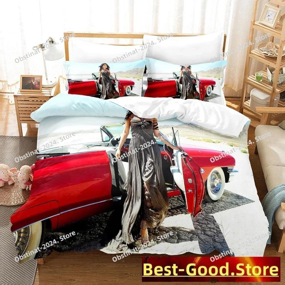 Top Sexy Selena Gomez Bedding Set Printed Single Comforter Quilt Bed Cover Duvet Cover Pillow Case 3 Pieces Sets Kids Adult Size