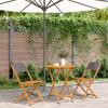 VidaXL 3-piece Bistro Set Anthracite Fabric and Solid Wood, Garden Bistro Set, Balcony Set, Set 3281845