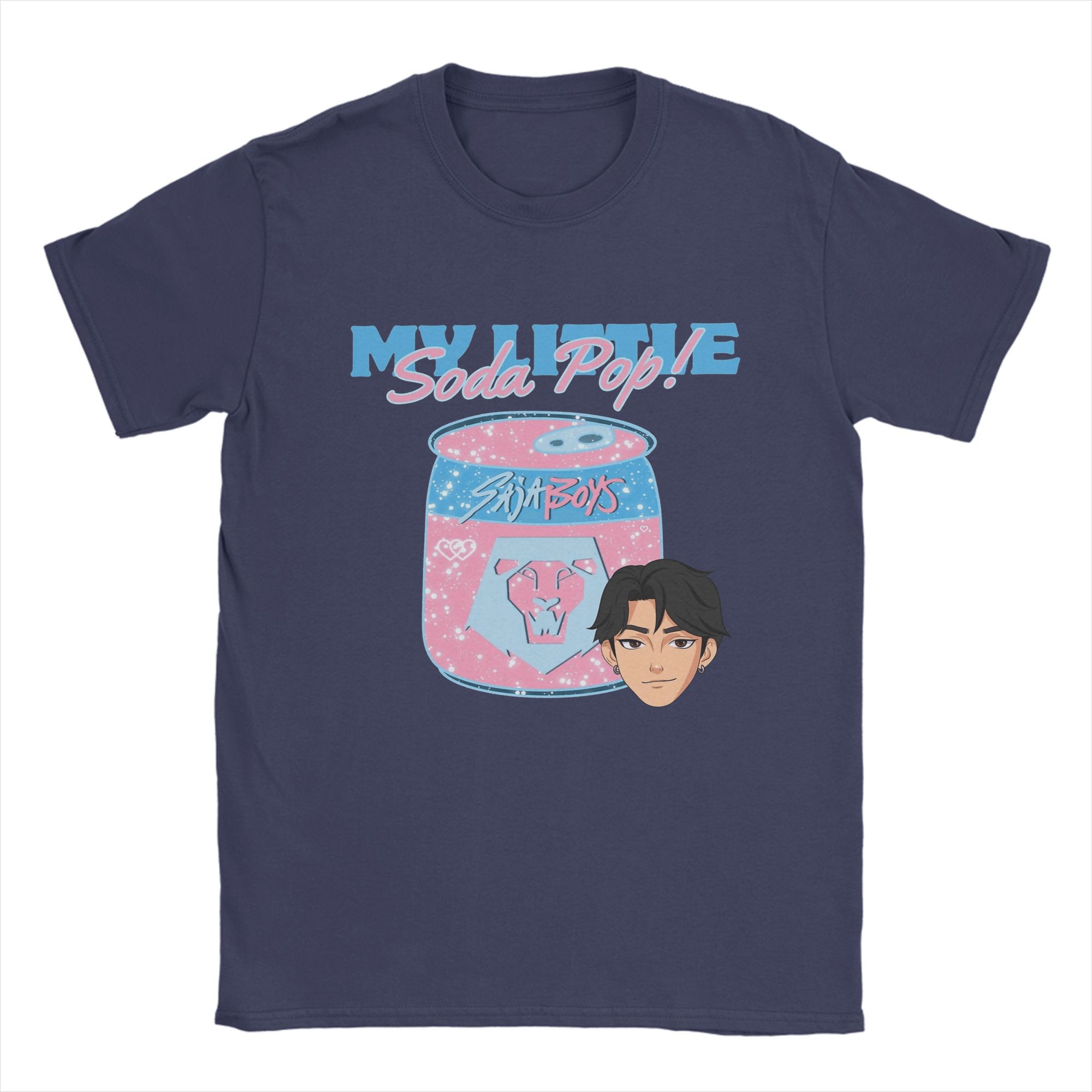

Jinu Saja Boys Kpop Demon Hunters T-Shirt Summer Cotton T Shirts For Mens Leisure Design Tee Shirt Short Sleeve Vintage Tops 4XL