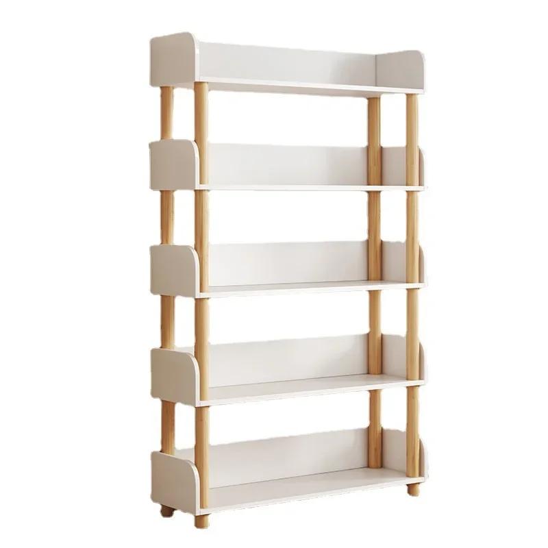 Multi-layer Storage Shelf – Simple Display Stand for Living Room, Floor Bookshelf & Bedroom Cabinet