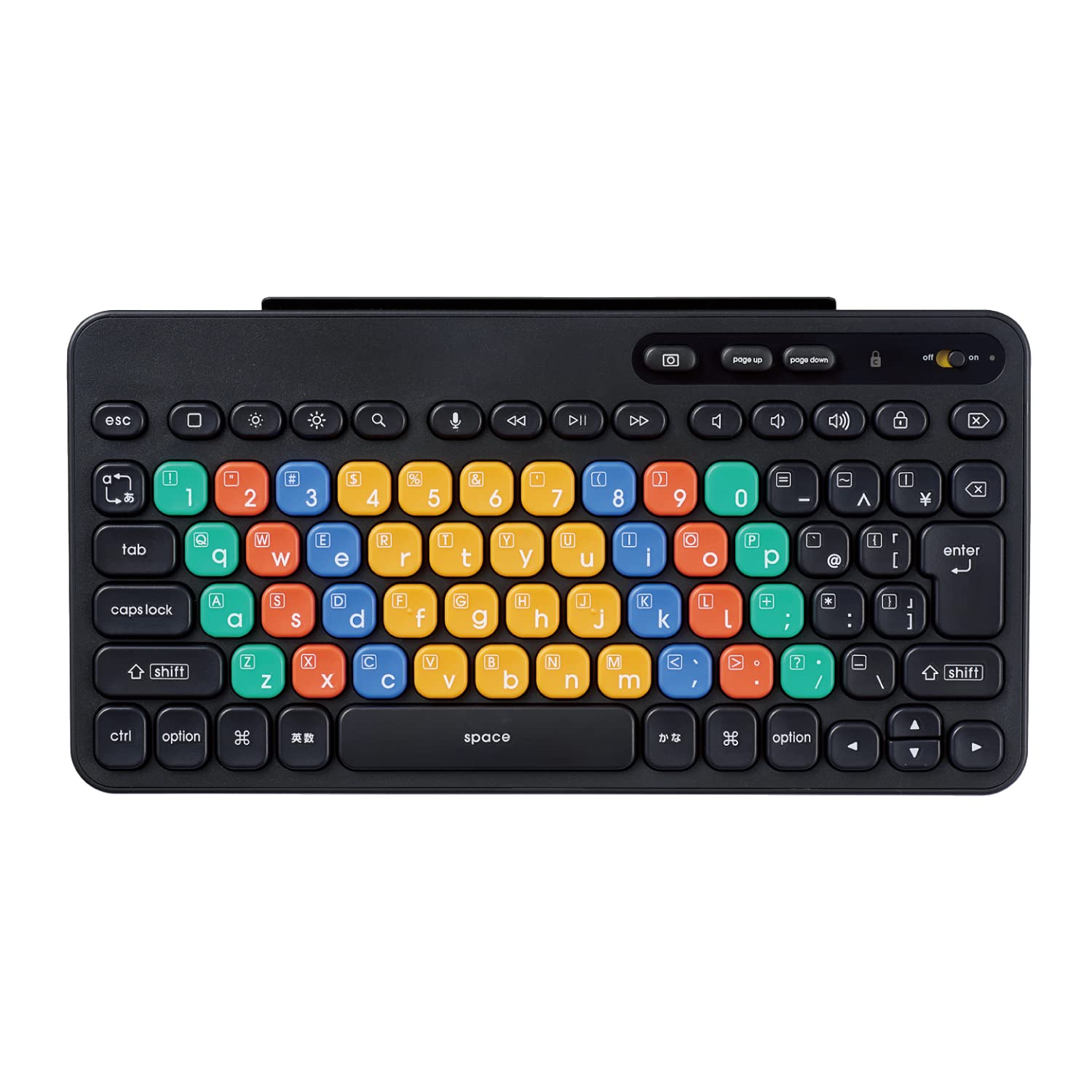 

ELECOM Wireless Keyboard Bluetooth for Children Computer Learning Programming KEY PALETTO Key Palette Supervised by Susumu Vice President of Osaka чорний