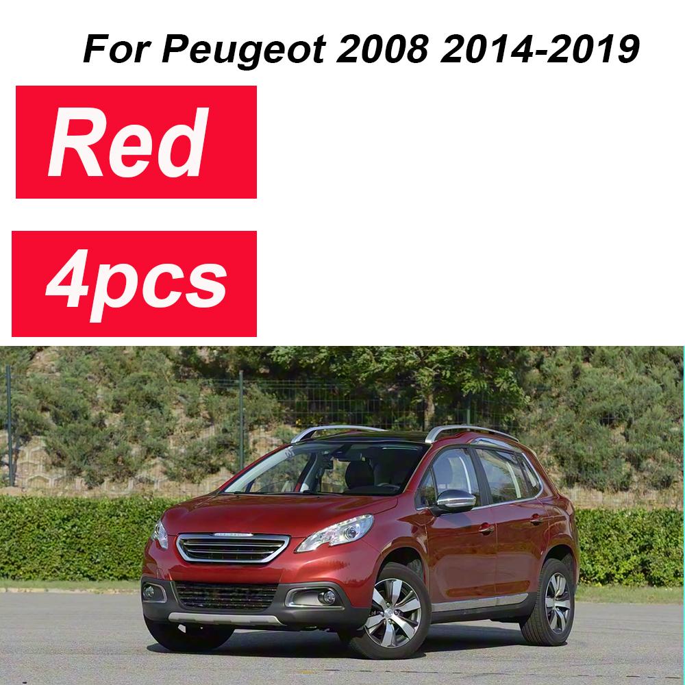 4PCS For Peugeot 2008 2014 Accessories 2014- Mudflaps Front Mudguards Rear Muds Guards Wheels Flaps Fenders Car Accessories