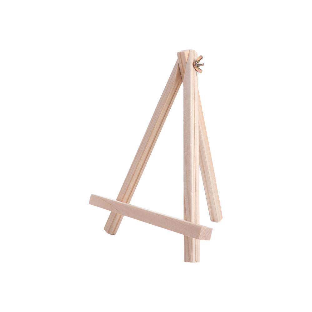 Stand Painting & Sketch Wood Mini Easel Foldable Small Triangle Display Stand Portable Desk Stand Tripod Student