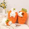 Creative Fruit Animal Carrot Rabbit Throw Pillow Plush Toy Doll Lying Down Bear Doll Girl Doll