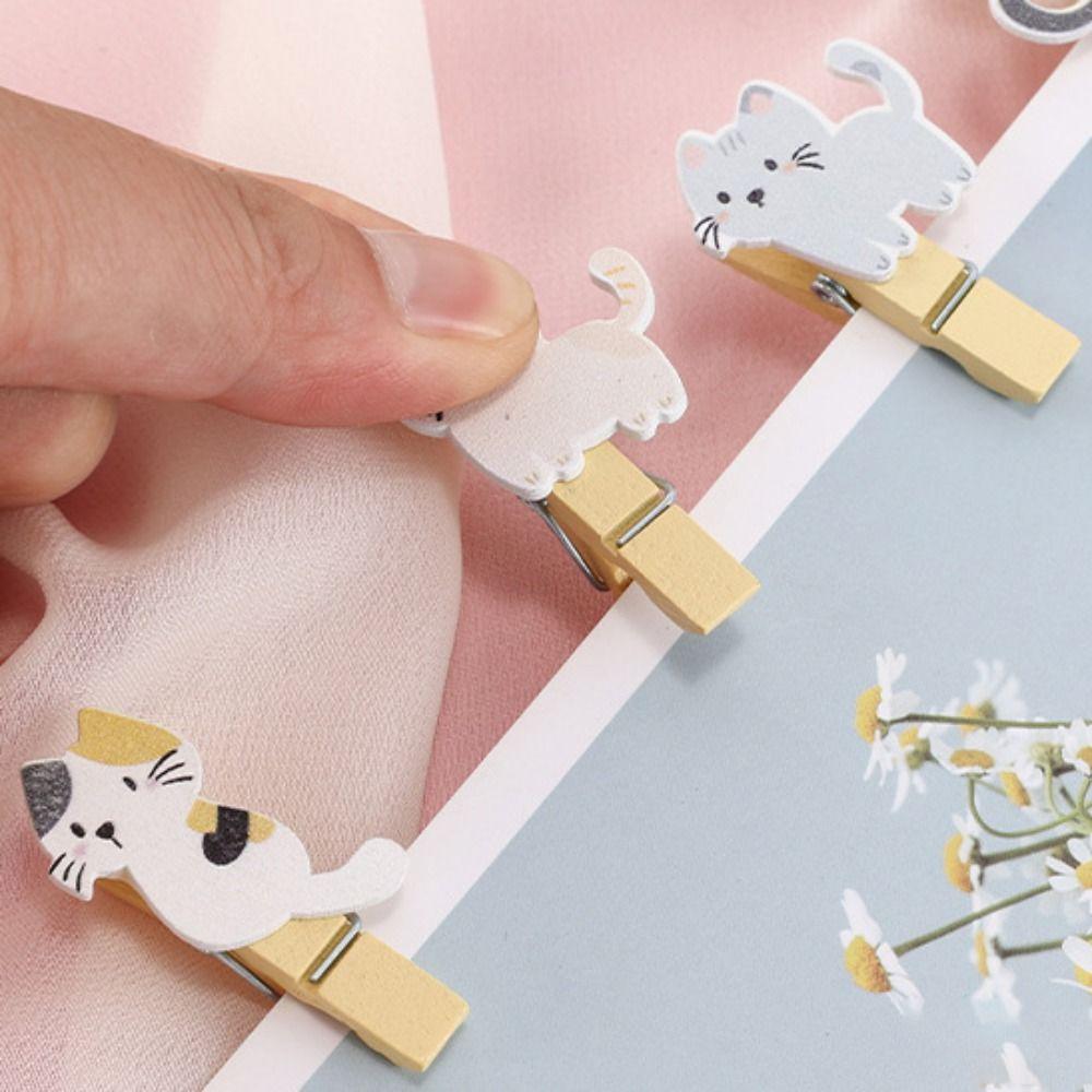 Mini Photo Clip DIY Clothespin Durable Wooden Clip
