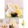 Plush Duck Toy With Pp Cotton Filling For Kids Birthday Gift And Collectible Decor