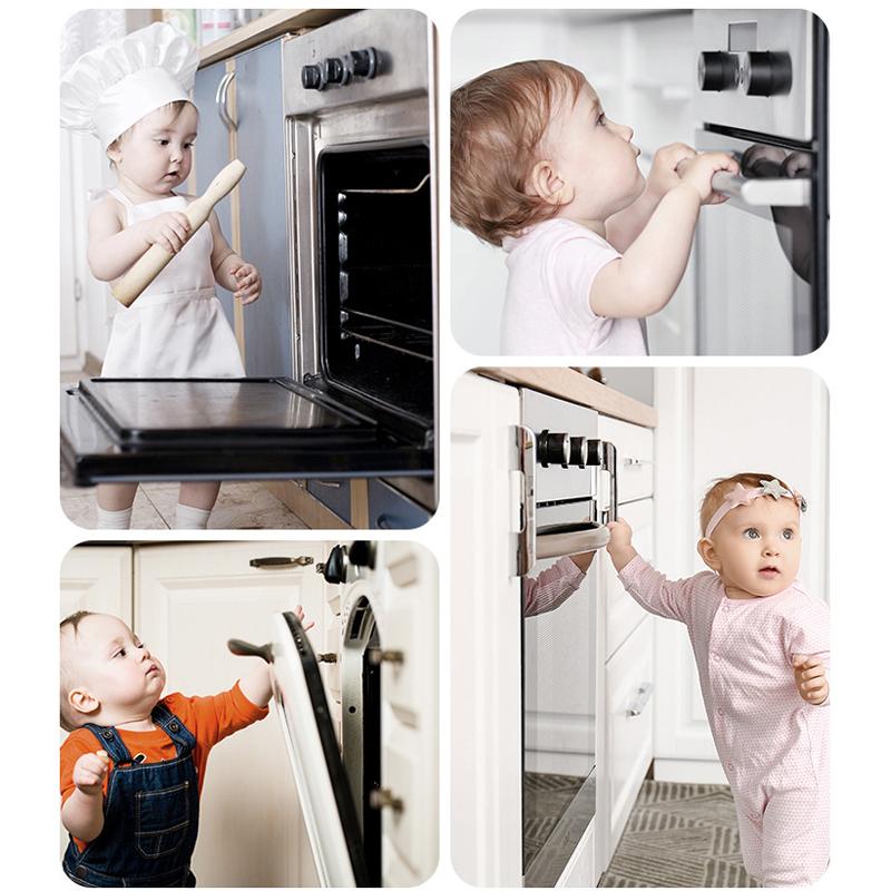 Baby Safety Locks Baby Oven Door Lock For Kitchen Child Safety Locks Kids Protection Safety Drawer Cabinet Cupboard Lock