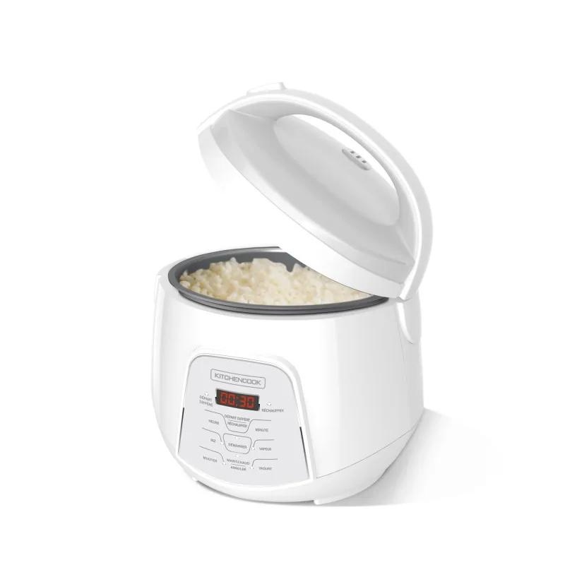 Kitchencook - Multicuiseur Kyoto_white - 400 W 2,2 L - Panier Vapeur Et Verre Doseur