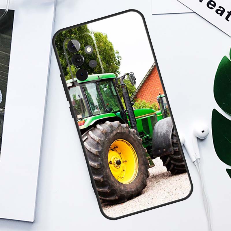 Farm Vehicle Tractor For Samsung Galaxy A13 A53 A33 A54 A34 A14 A55 A35 A15 A05 A06 A16 A22 A32 A52 Phone Case