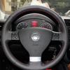 Personalisierbare DIY Mikrofaserleder Lenkradabdeckung für Volkswagen Passat B6 Golf 5 Mk5 VW Jetta 5 Mk5 Tiguan 2007-2011