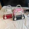 Minimalist Pu Crossbody Bag For Women With Contrasting Color Details For Daily Use