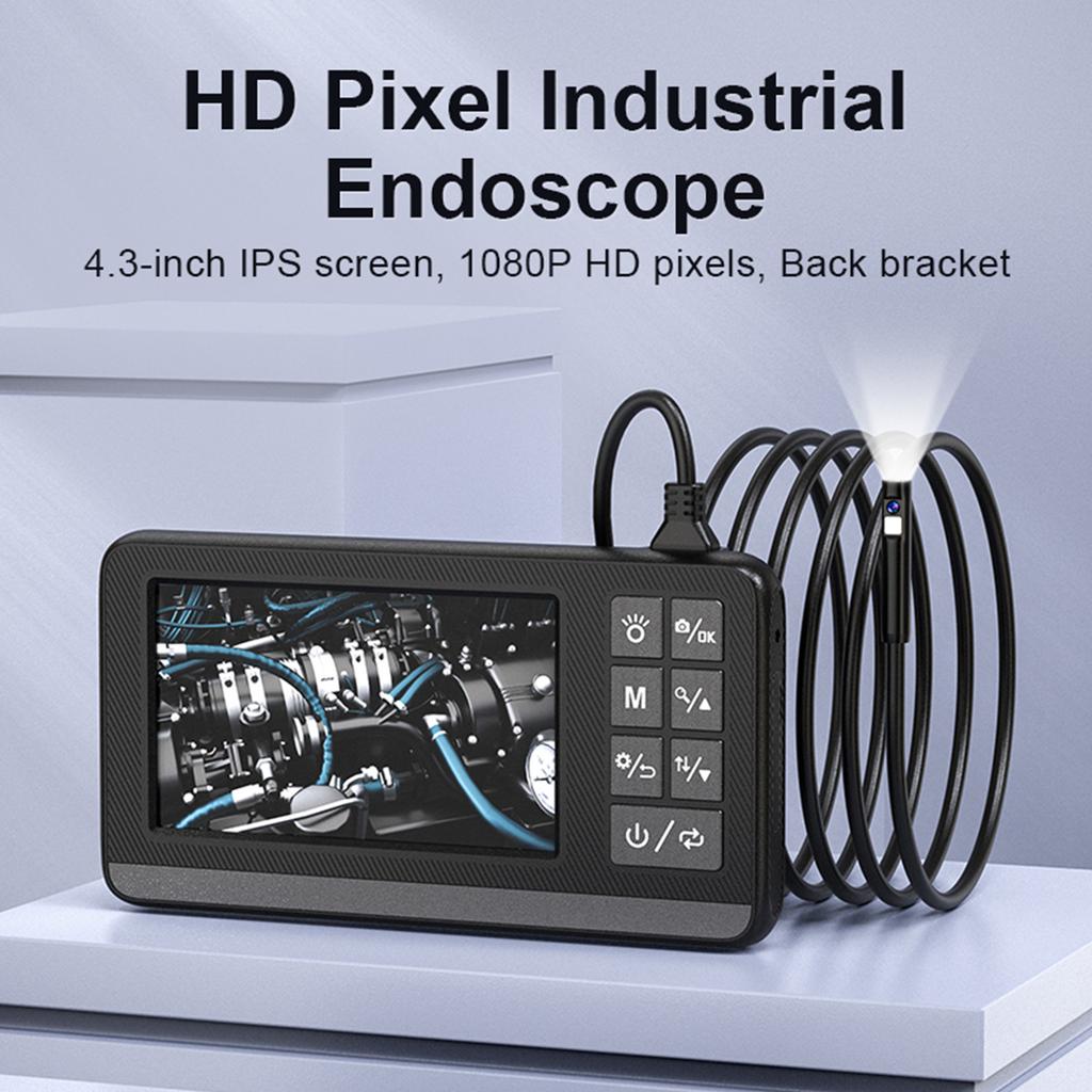 8mm Single Lens Industrial Endoscope 1080P High Definition Digital Borescope Inspection Camera Waterproof For Pipe Sewer