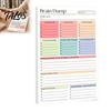 Professional Project Tracking Book A5 To-Do List Notebook, 50 Page Daily Planner And Brain Dump Journal, Multi Purpose Memo Sturdy Binding