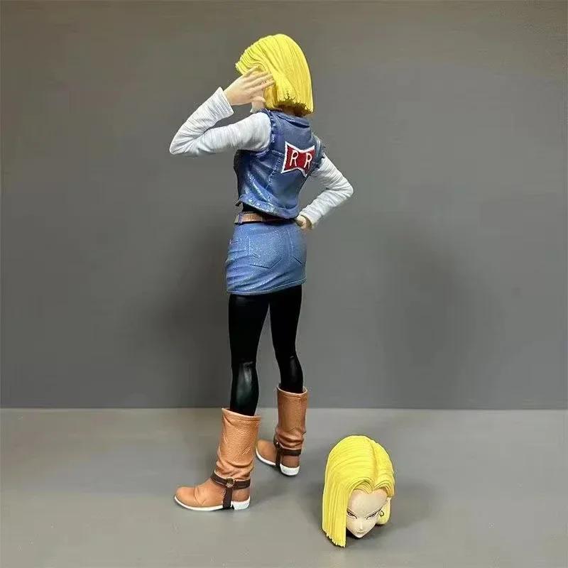 26CM Z Android 18 Anime Figure Action Figures Pvc Model Statue Collection Decoration Toys Ornaments Christmas Gifts