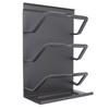 Hanging Pot Lid Rack Aluminum Alloy Secure Structure Space Saving Versatile Wall Cabinet Pot Lid