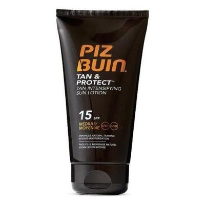 Sun Lotion - Piz Buin - Tan & Protect - SPF 15 - 150 Ml - Non-greasy