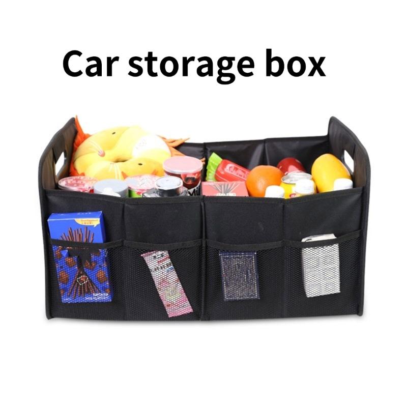 Waterproof Car Trunk Storage Organizer Foldable Box Large Capicicty for Shopping Travel Organizing Essential Accessories